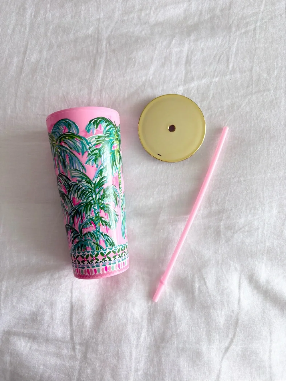 Lily Pulitzer Pink Tumbler
